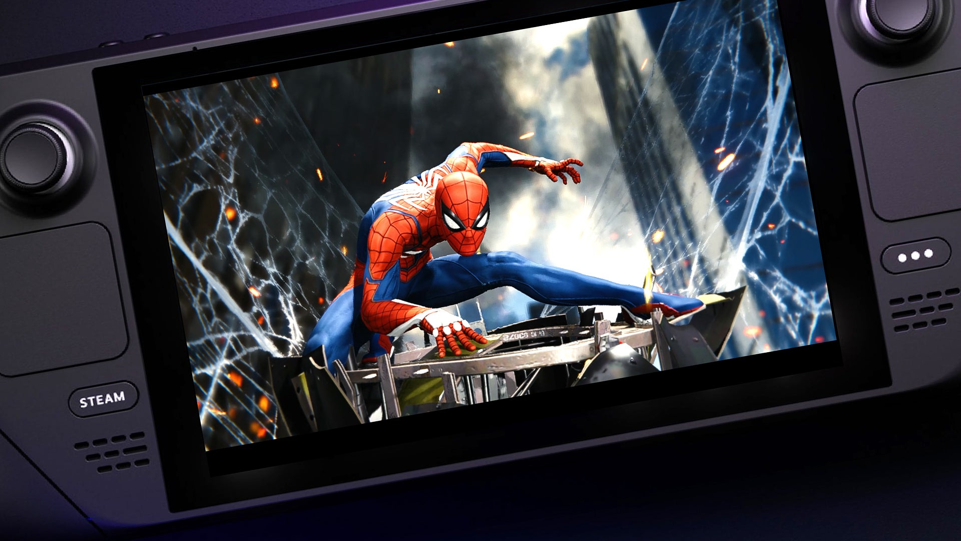 Image for Marvel's Spider-Man Remastered on Steam Deck: Performance, Settings, AyaNeo Air Comparison!
