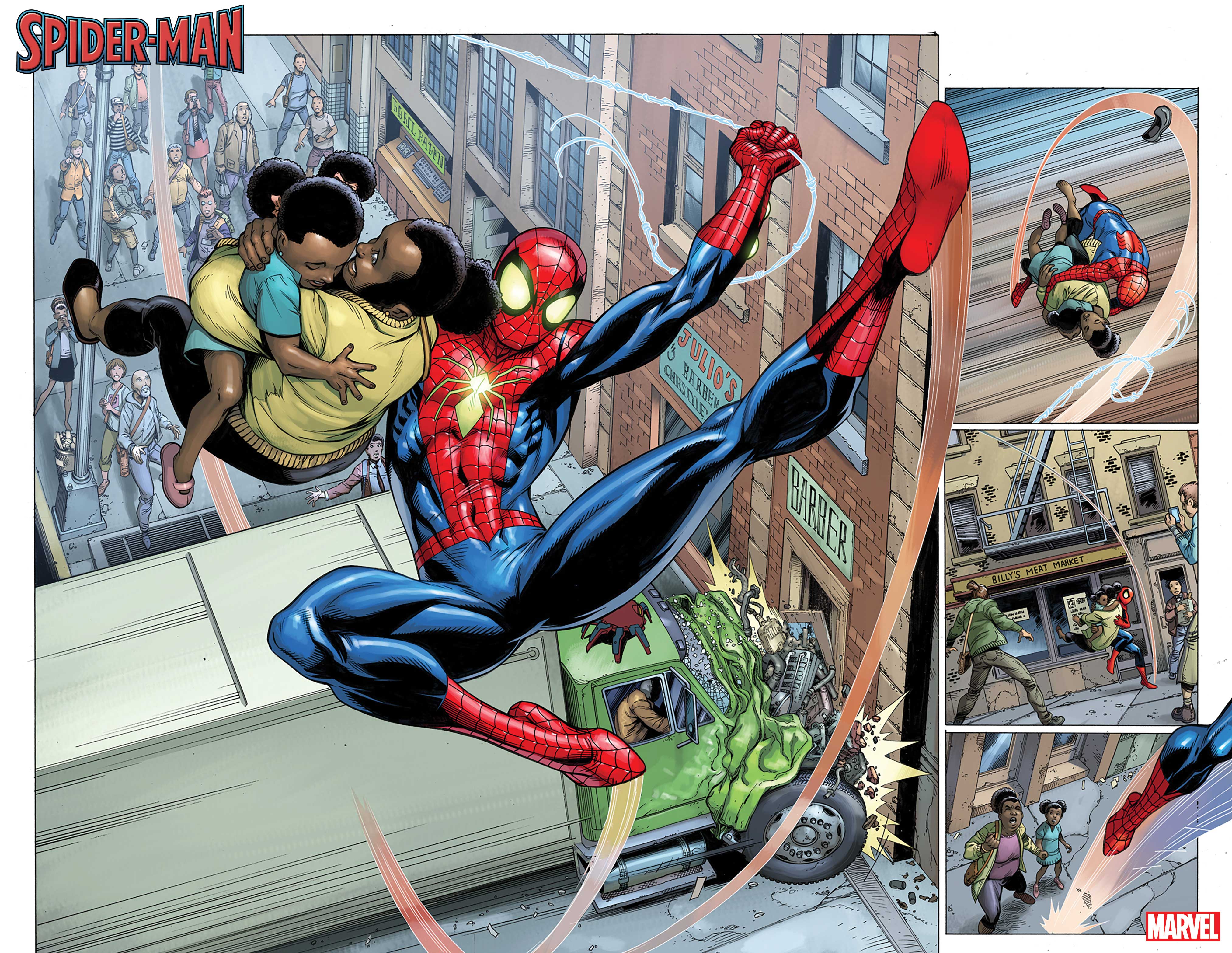 Spider-Man #1 preview by artist Mark Bagley