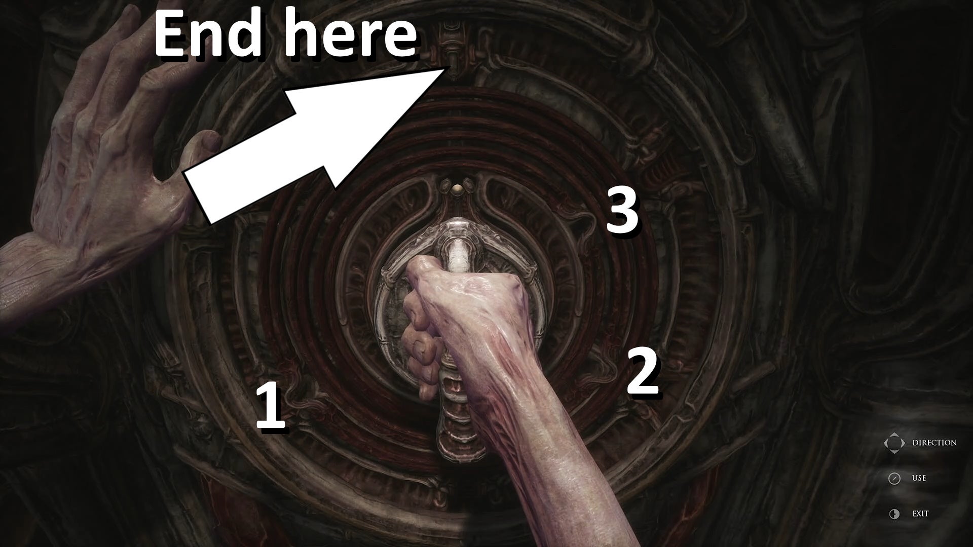Scorn spinning circle puzzle solutions in Act 2 - 85