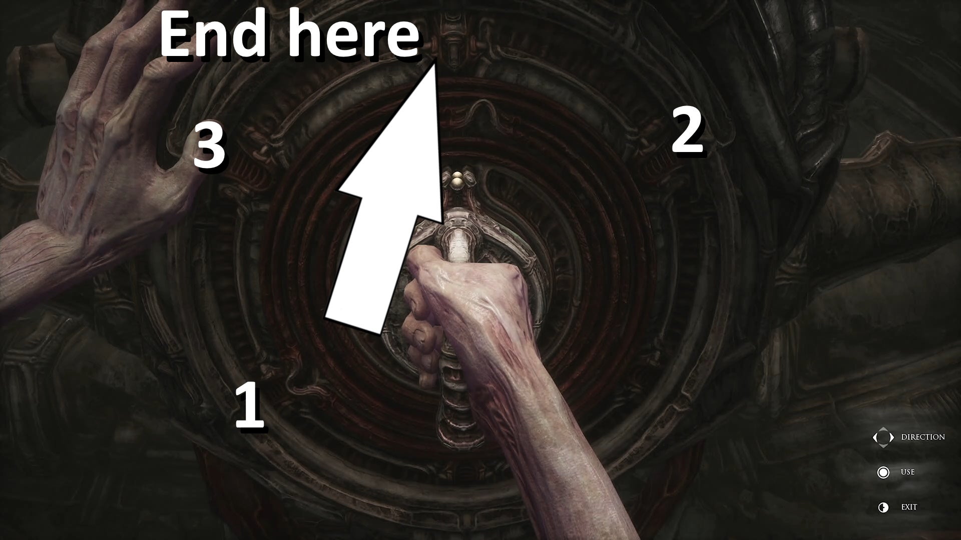 Scorn spinning circle puzzle solutions in Act 2 - 39