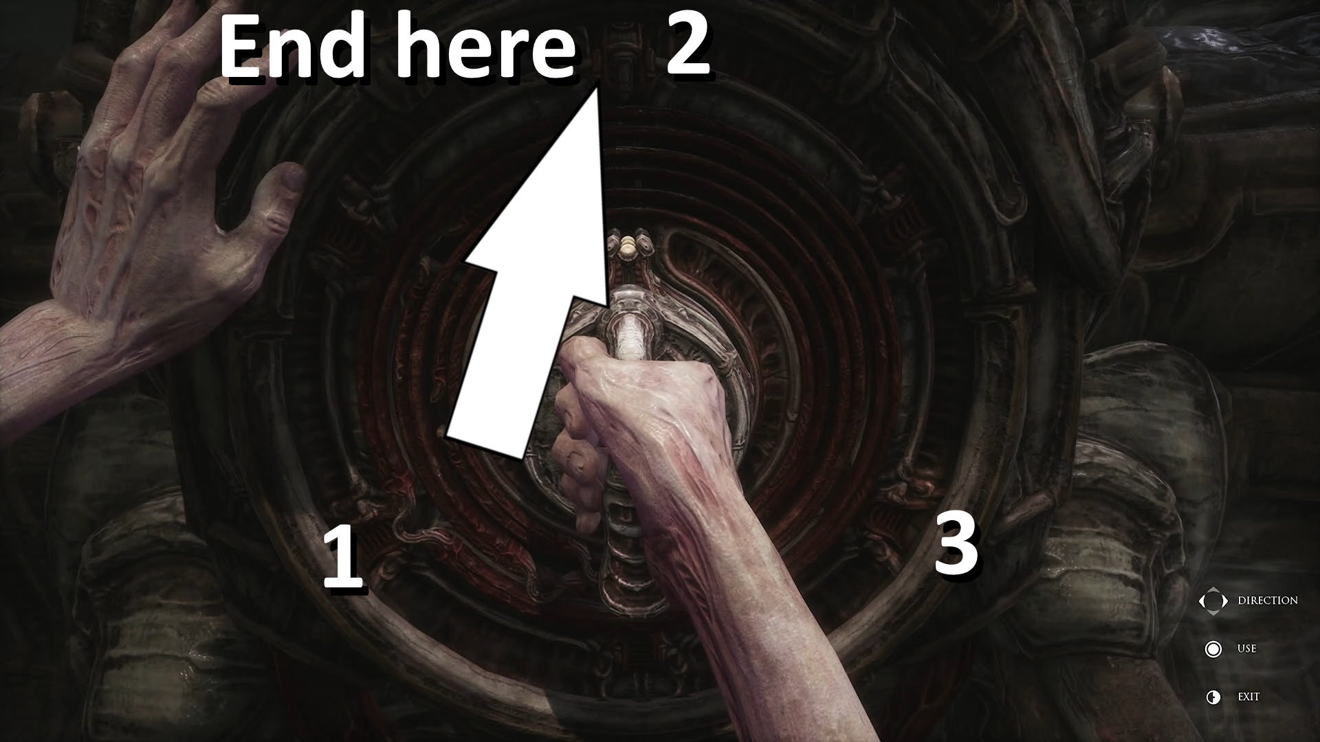 Scorn spinning circle puzzle solutions in Act 2 - 27