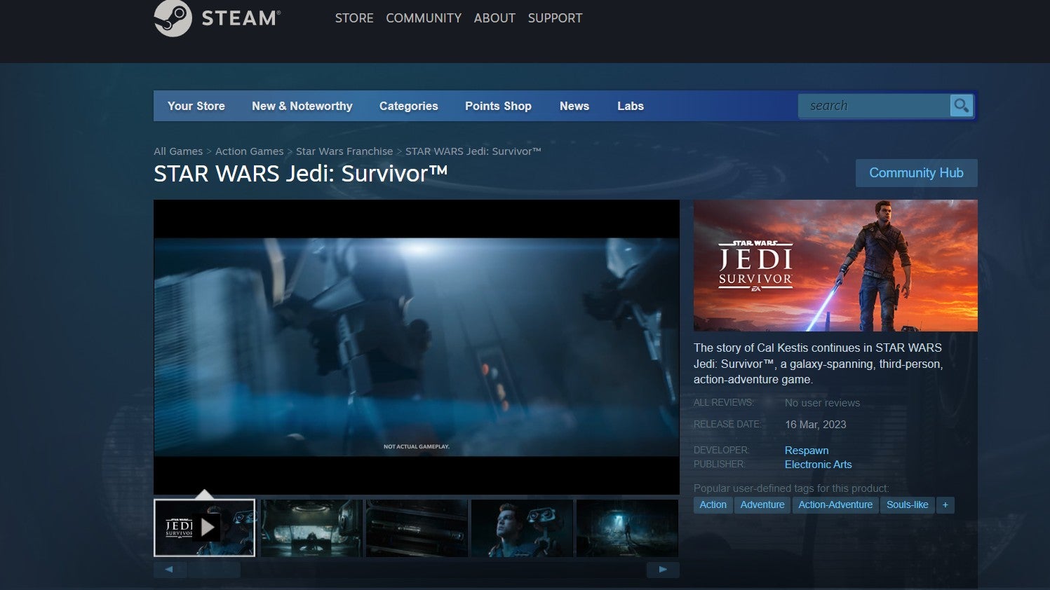 Looks like Star Wars Jedi Survivor s March release date has leaked - 39
