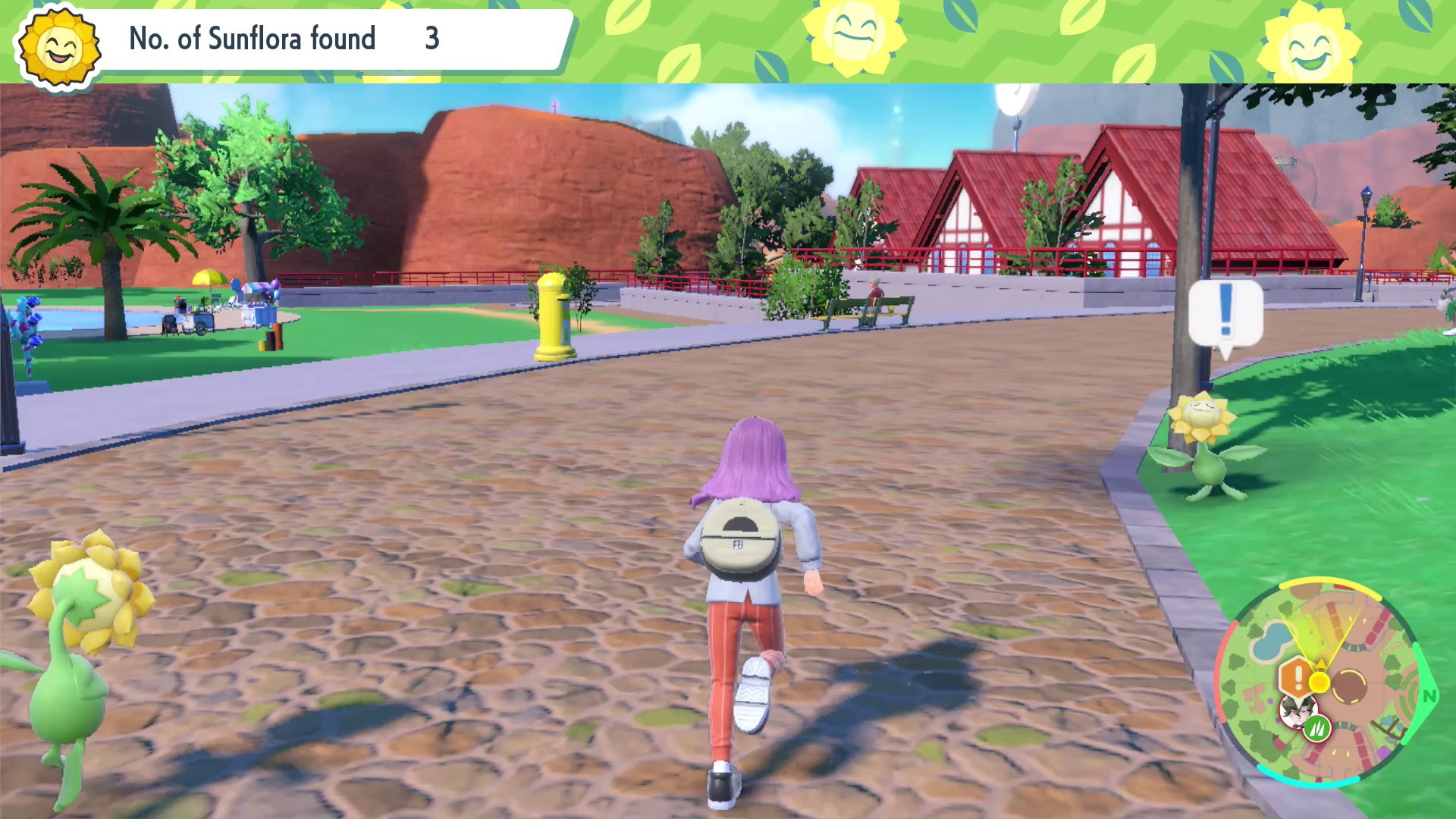 Pok mon Scarlet and Violet Artazon Gym  including how to beat Grass Gym Leader Brassius and Sunflora locations - 51