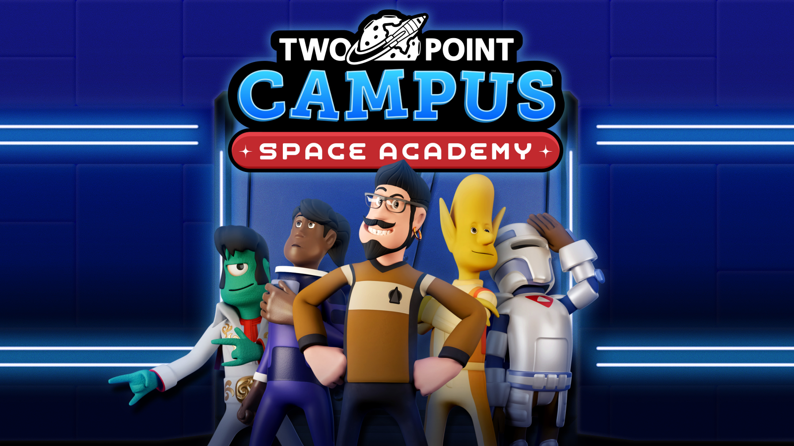 Two Point Campus Space Academy logo artwork