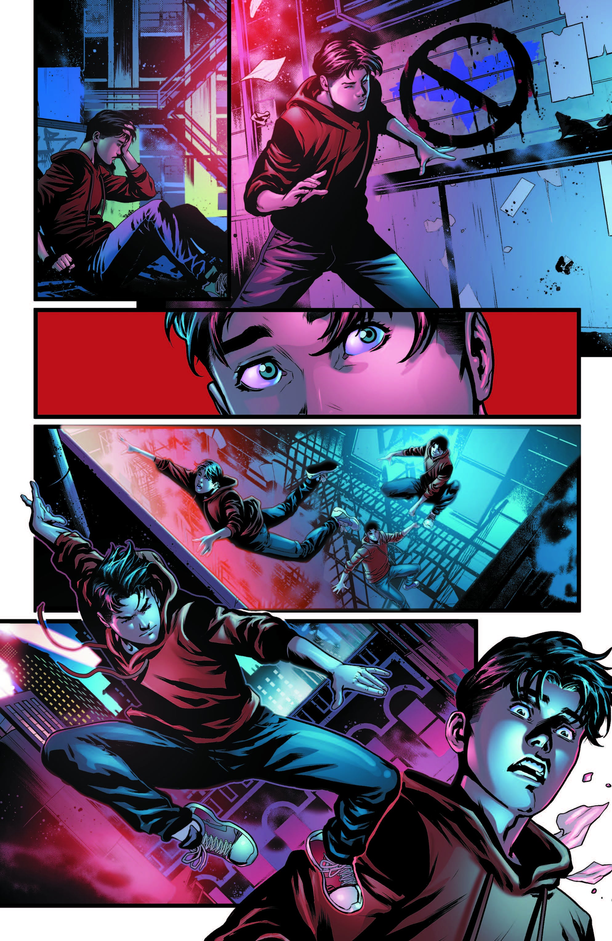Titans United: Bloodpact #1 unlettered preview