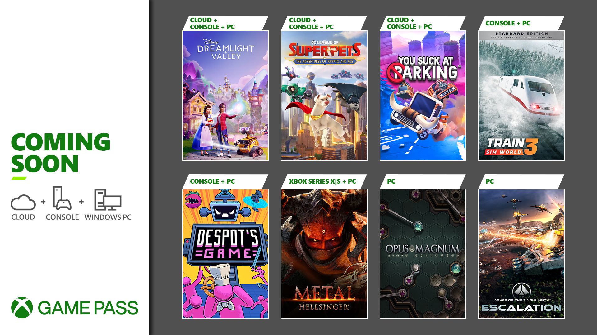 Xbox Game Pass games coming in September