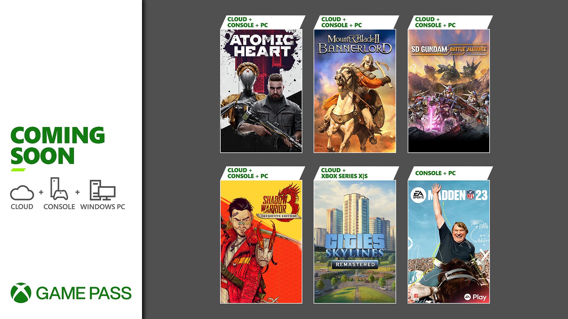 Image for Cities: Skylines and Atomic Heart join Xbox Game Pass in February