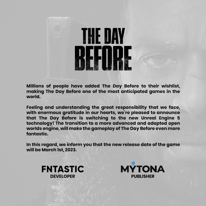 Delayed Steam pre order hit The Day Before developer defends use of unpaid volunteers - 80