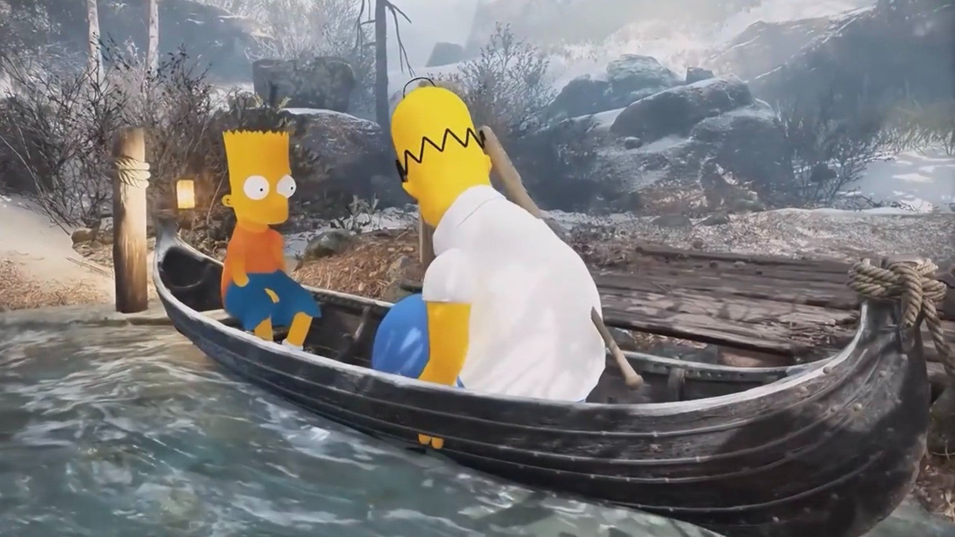 Image for God of War and The Simpsons collide in hilarious new mod