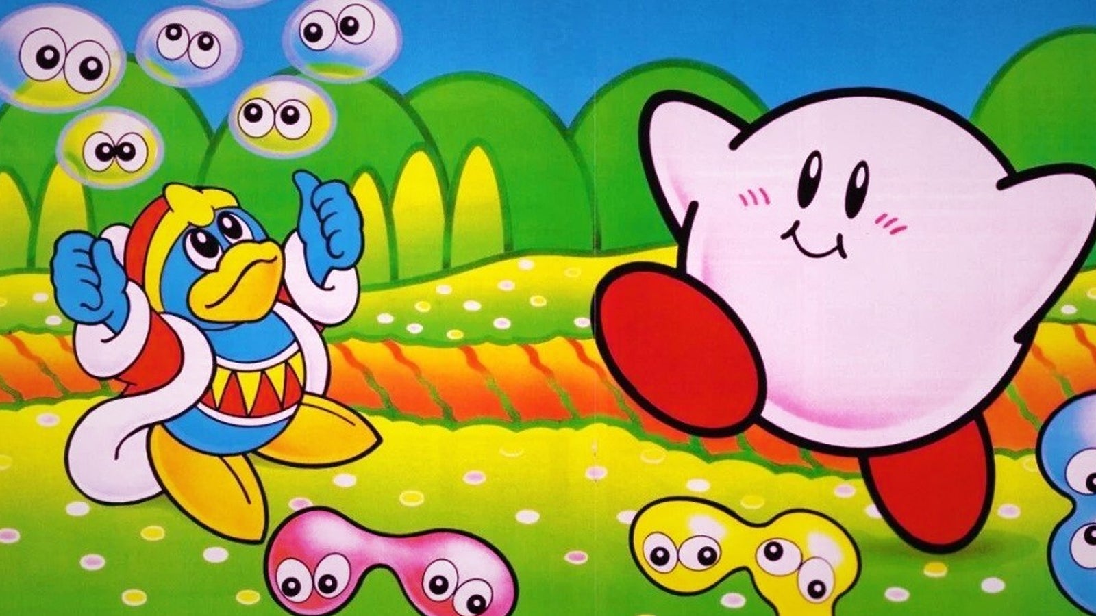 Kirby's Avalanche box art.