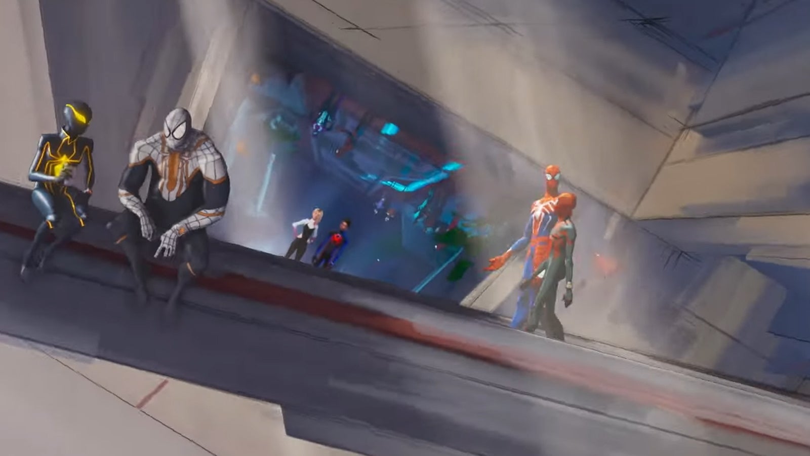 Insomniac's Spider-Man spotted in Spider-Verse trailer | Eurogamer.net