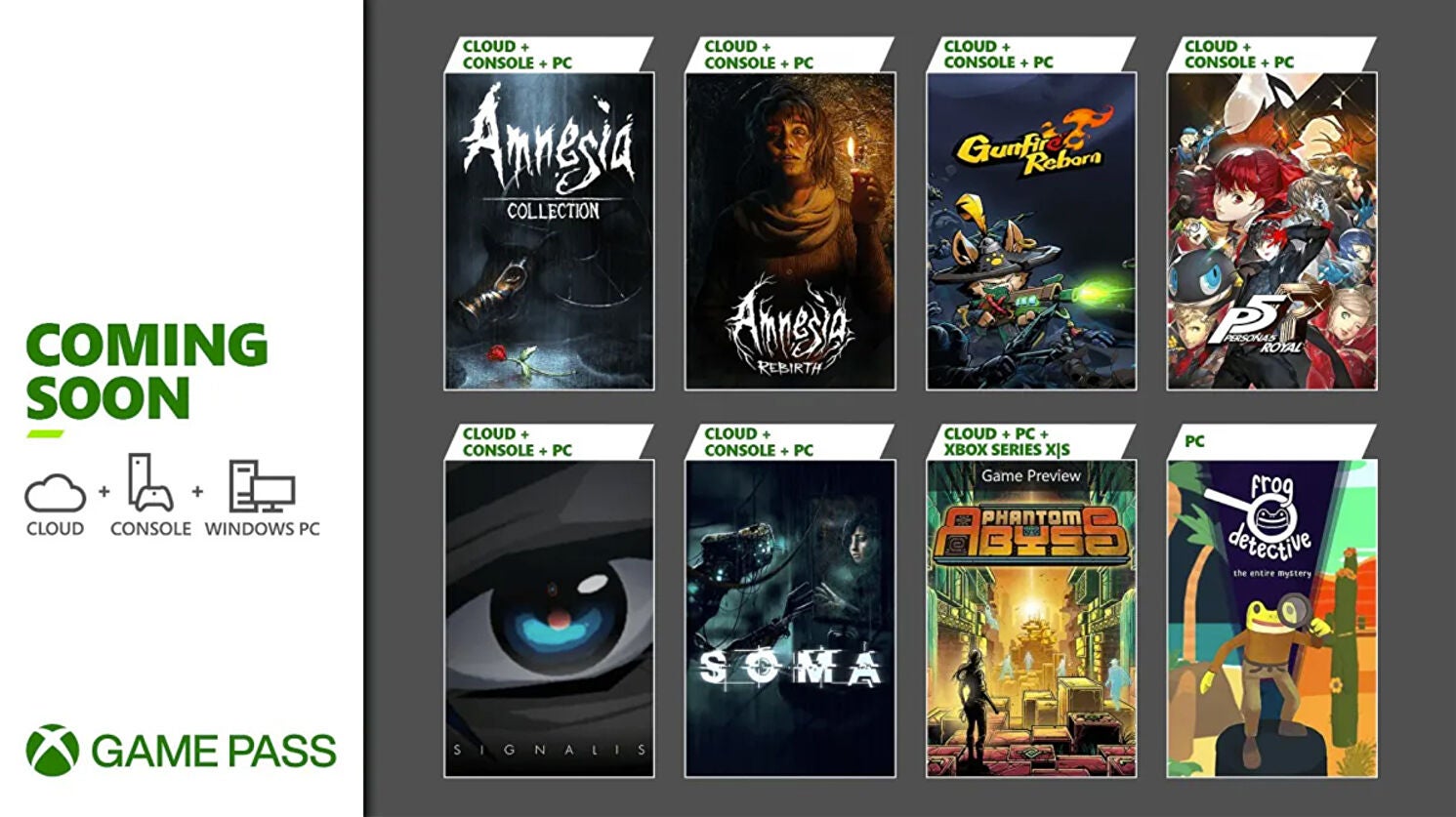 Anunció los próximos juegos que se agregarán al catálogo de Xbox Game Pass