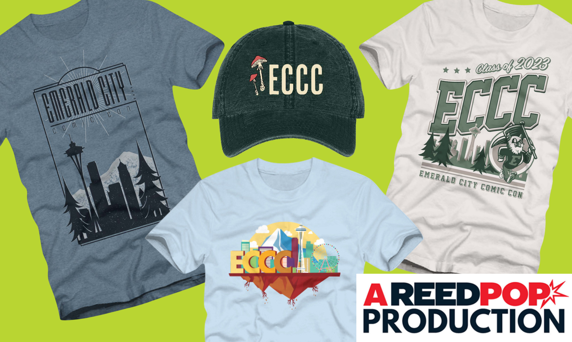Emerald City Comic Con 2023 merchandise