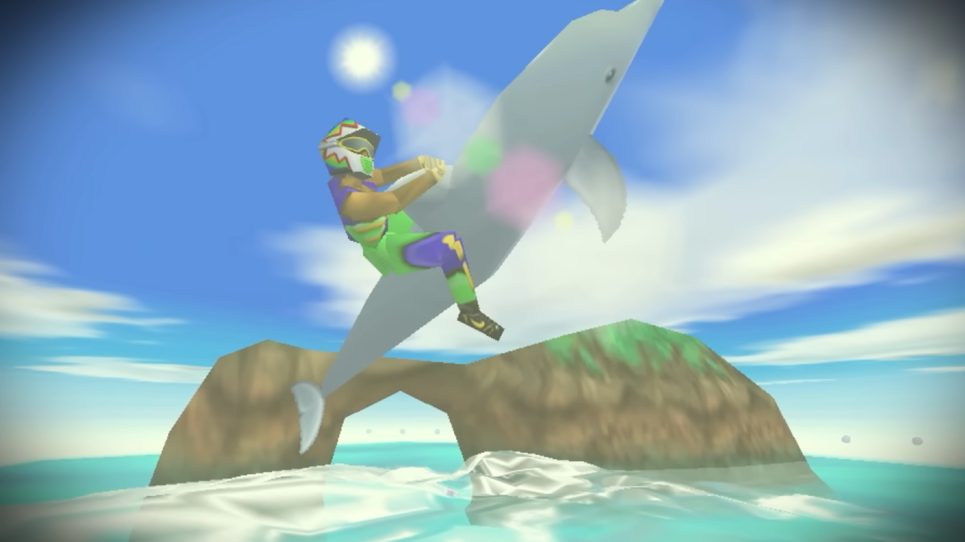 Wave Race 64 dolphin rider