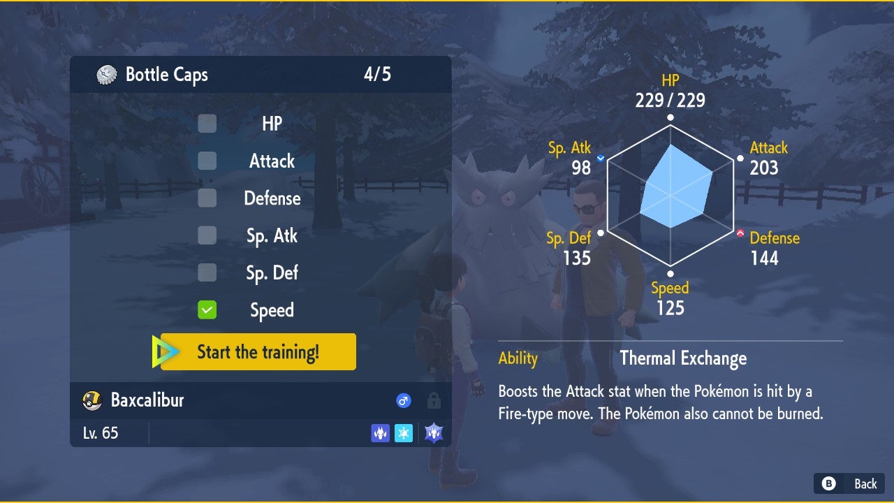 How to get Bottle Caps and Gold Bottle Caps in Pok mon Scarlet and Violet  and how Hyper Training works - 7