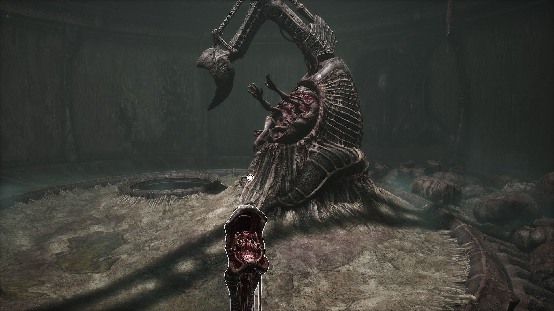 Scorn egg puzzle solution to open main door in Act 1 - 90