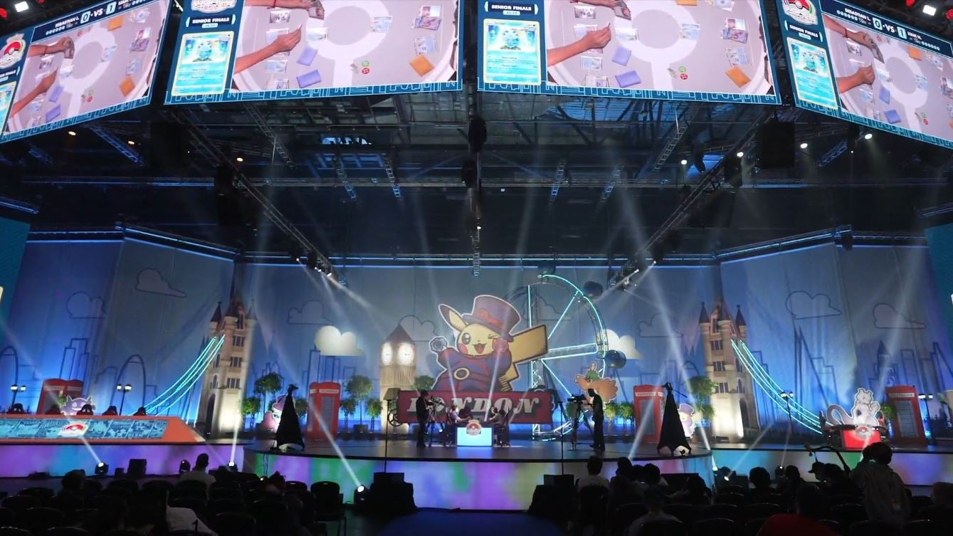 The Pokémon World Championships stage.