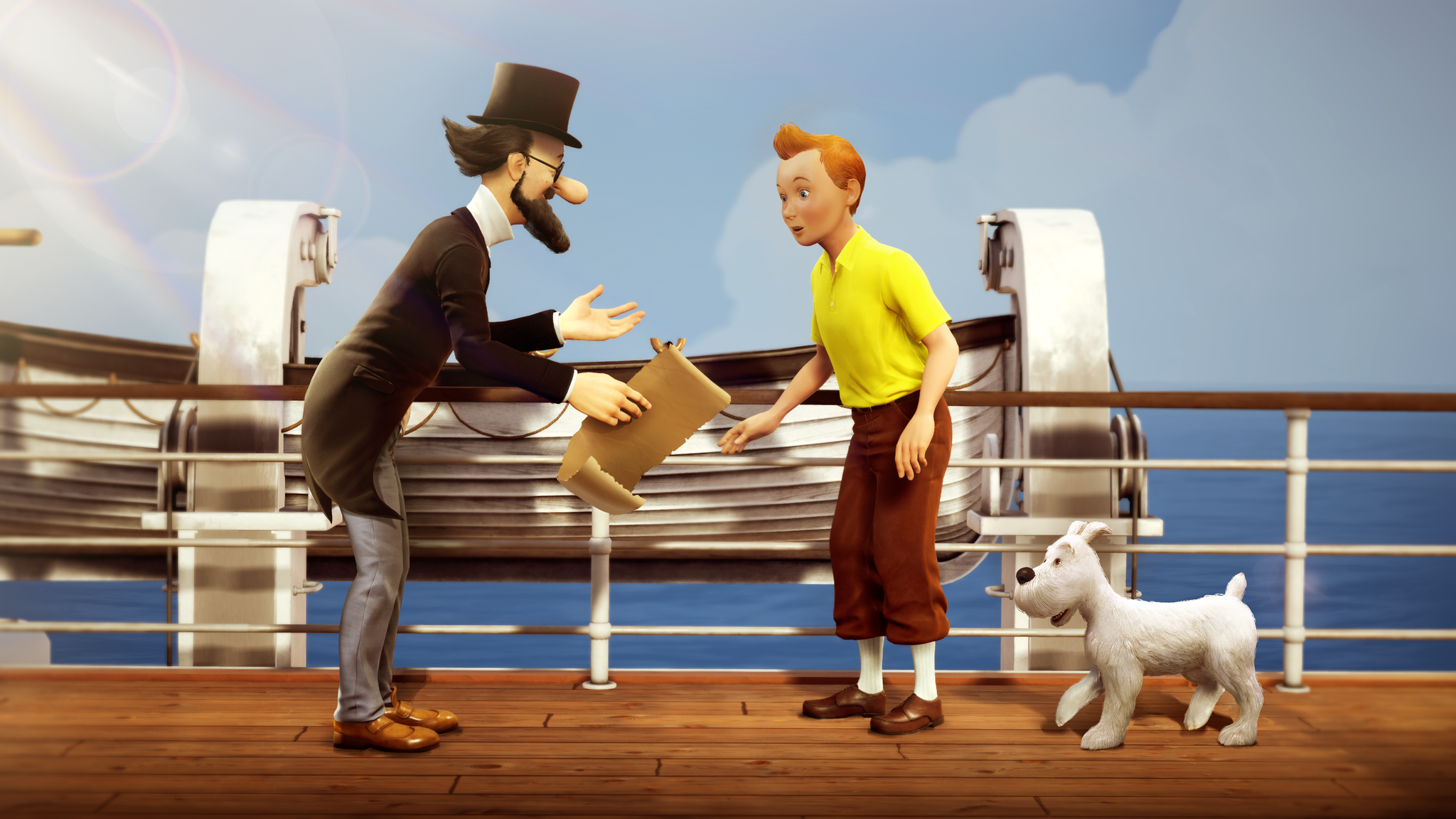 Immagine di Tintin Reporter: Cigars of the Pharaoh nel primo trailer del videogioco sul mitico personaggio creato da Hergé