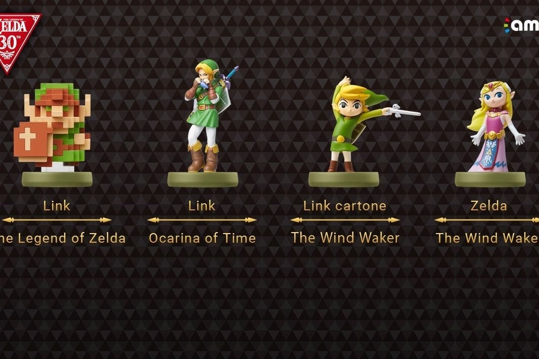 Immagine di A fine anno arriveranno nuovi amiibo di The Legend of Zelda per il 30° anniversario della serie