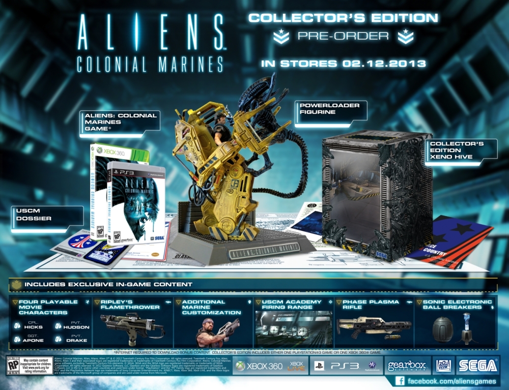 Limited Edition Aliens Colonial Marines German Version 