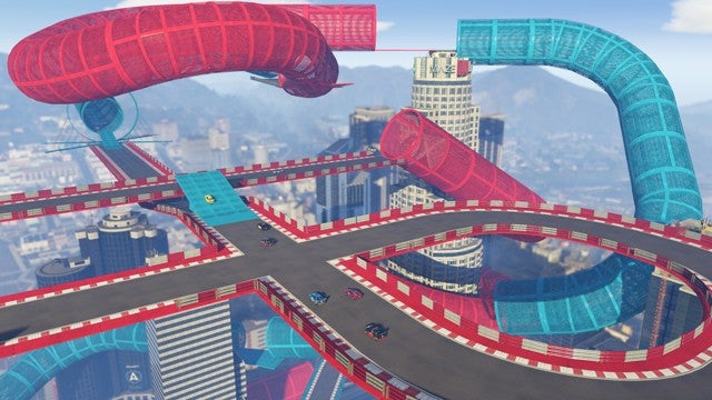 The effortless loop de loop surrealism of GTA Online s racing tracks - 71