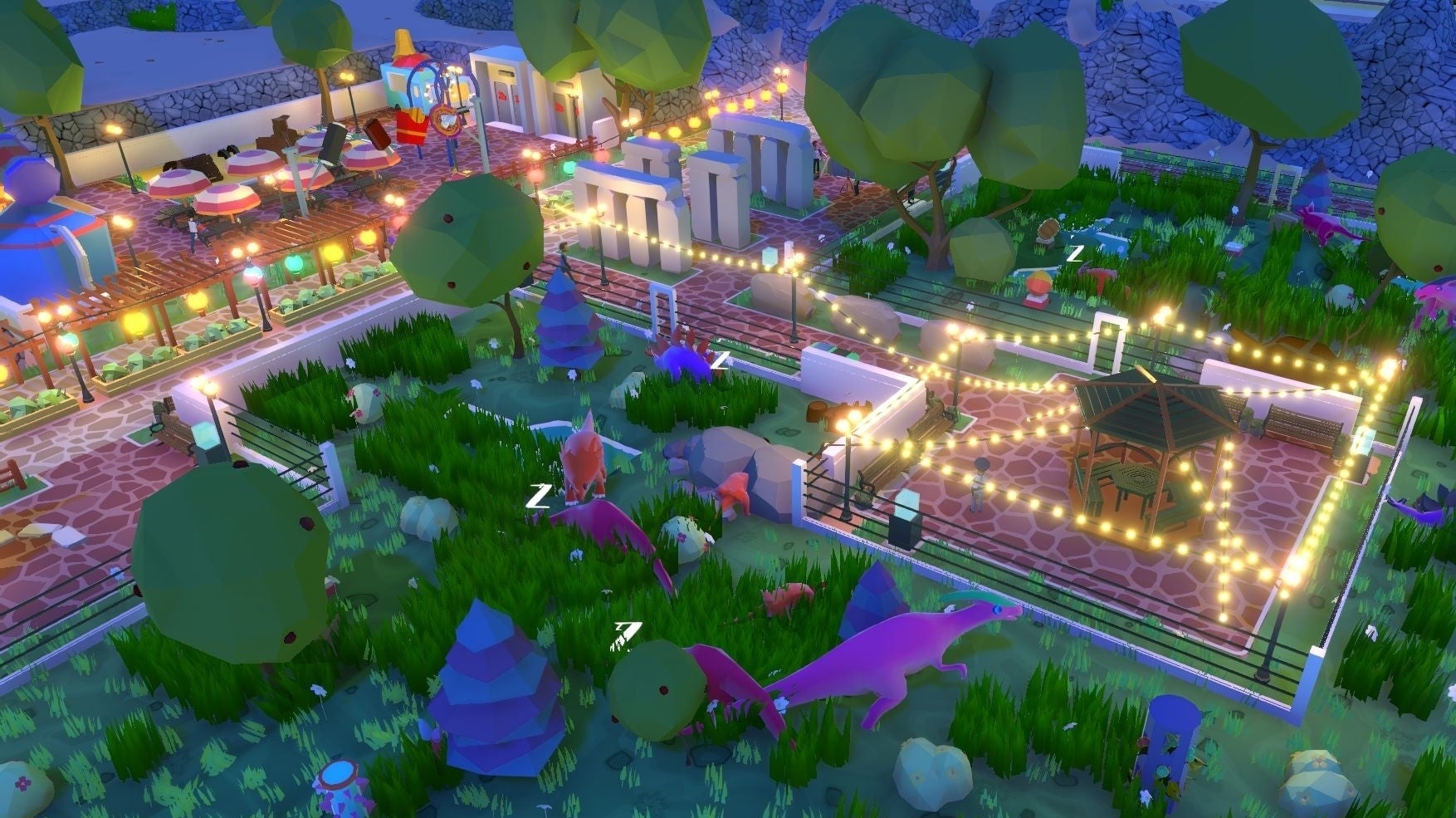 Image for Adorable dinosaur theme park sim Parkasaurus makes console debut on Switch tomorrow