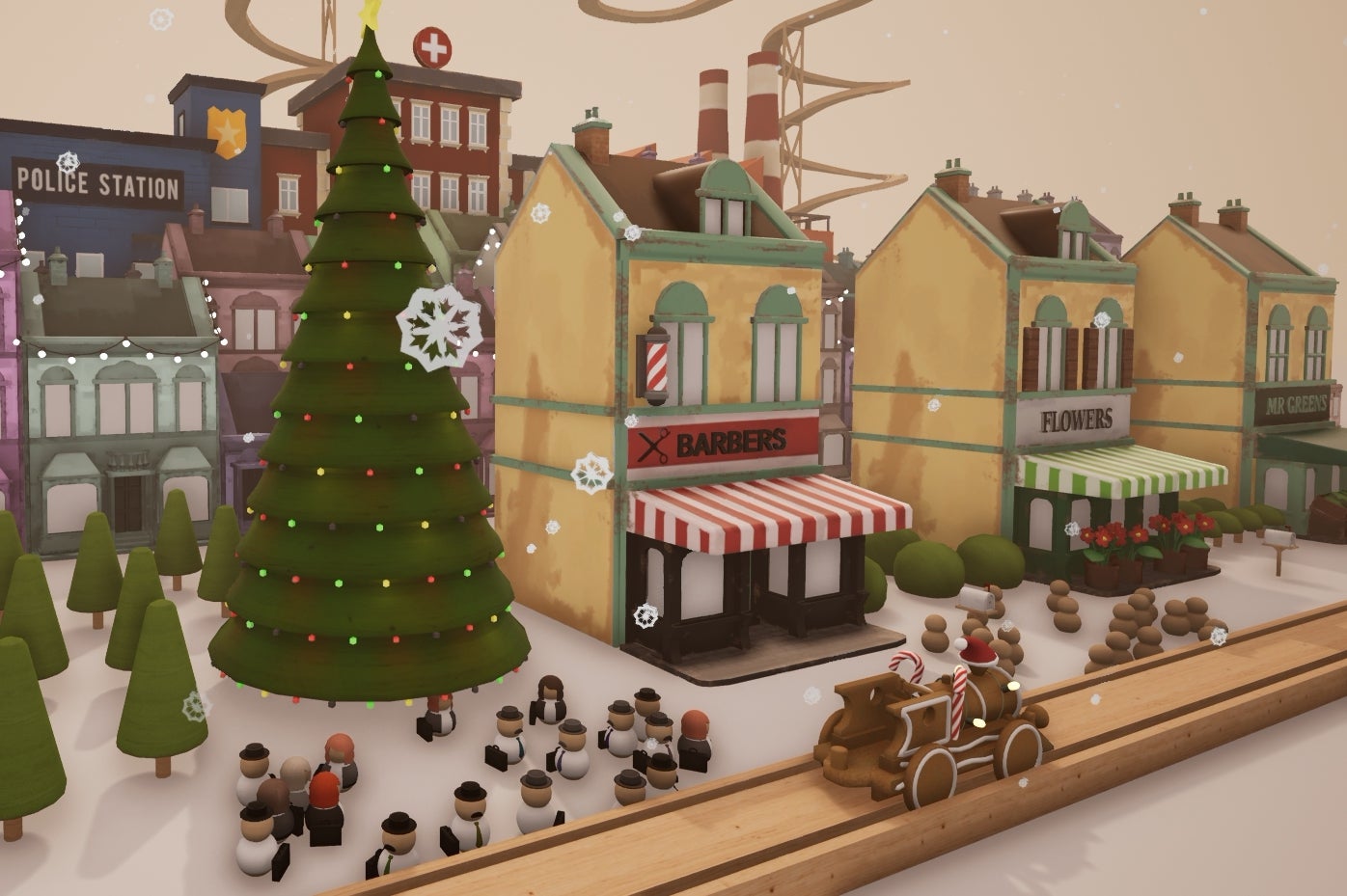 Image for Adorable toy train set builder Tracks is getting a wonderfully festive Winter update tomorrow