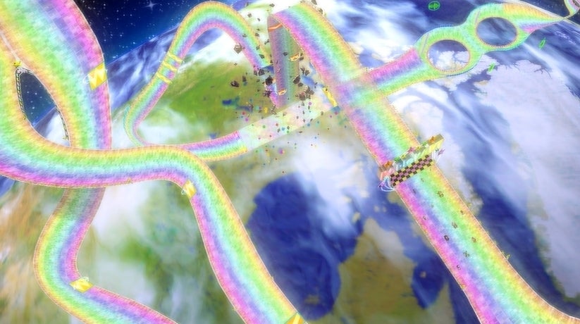 Image for After tens of thousands of attempts, Mario Kart fan finally pulls off Rainbow Road "ultra shortcut"