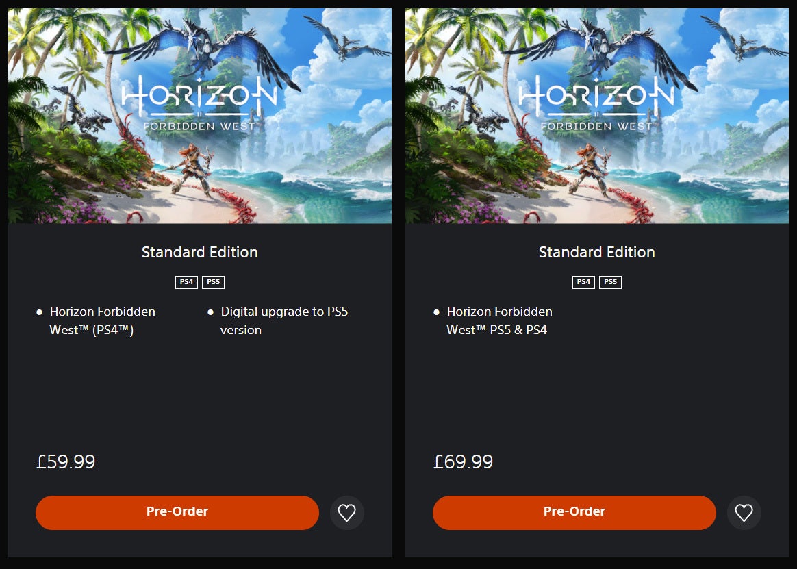 Sony updates Horizon Forbidden West s store page  as fans say pricing unclear - 87