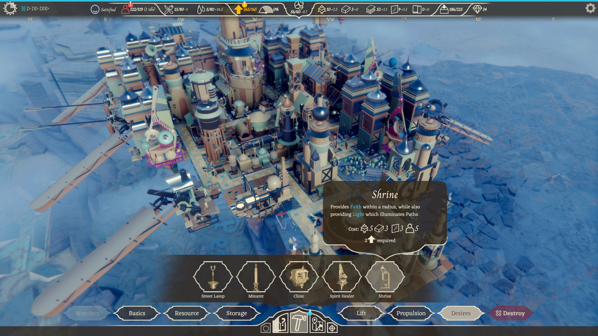 Airborne Kingdom review   sunny skybound city building that needs a touch more gravity - 23