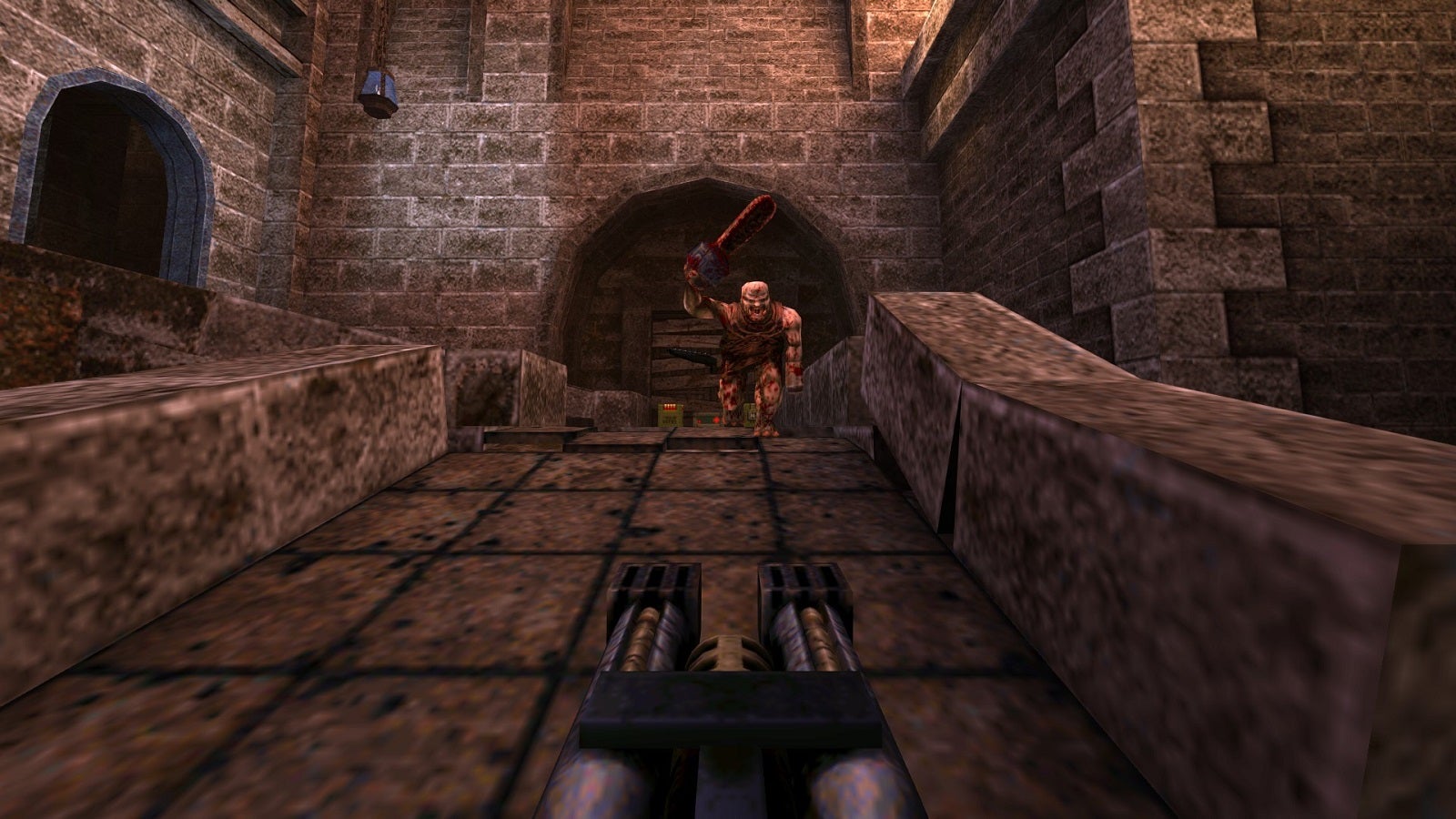Screen z gry Quake.