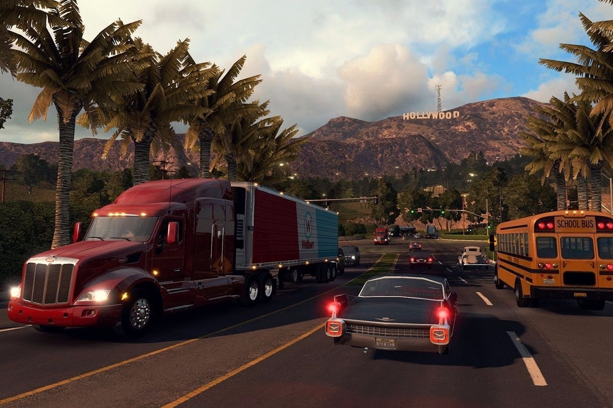 Immagine di American Truck Simulator ci mostra le stupende strade nordamericane