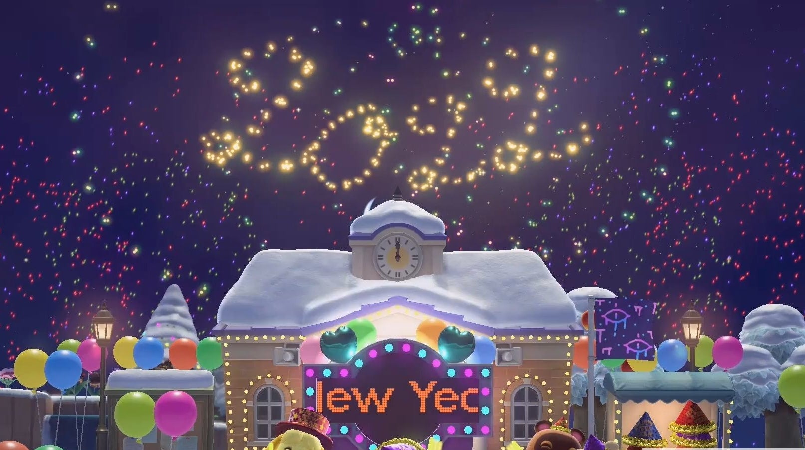 Image for How Animal Crossing's New Year celebrations work