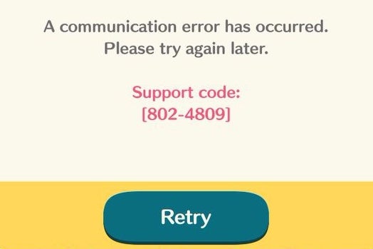 Image for Animal Crossing Pocket Camp error codes 802-7609, 802-4809, 802-4009 and other known issues