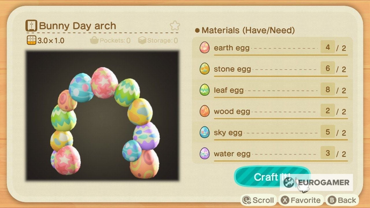 Animal Crossing Bunny Day 2021  All recipes and rewards for the Easter event explained - 93