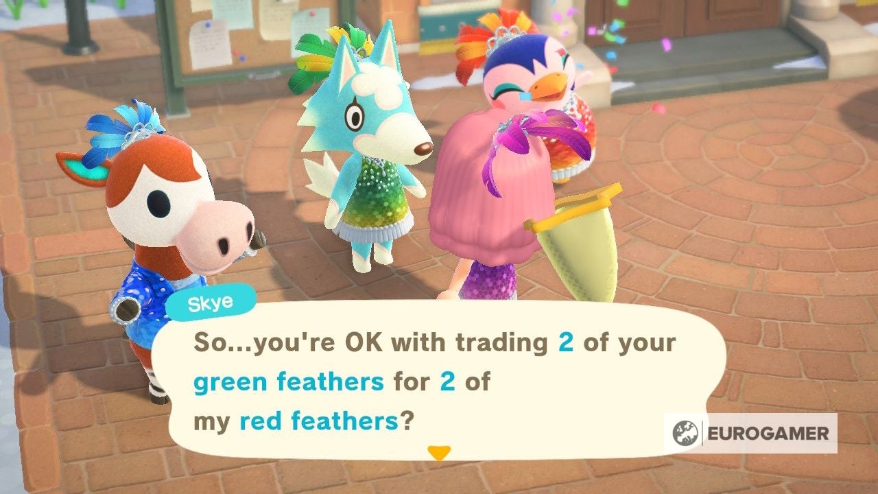 Animal Crossing Festivale event  How to get feathers  Rainbow Feathers and Festivale items in New Horizons explained - 61