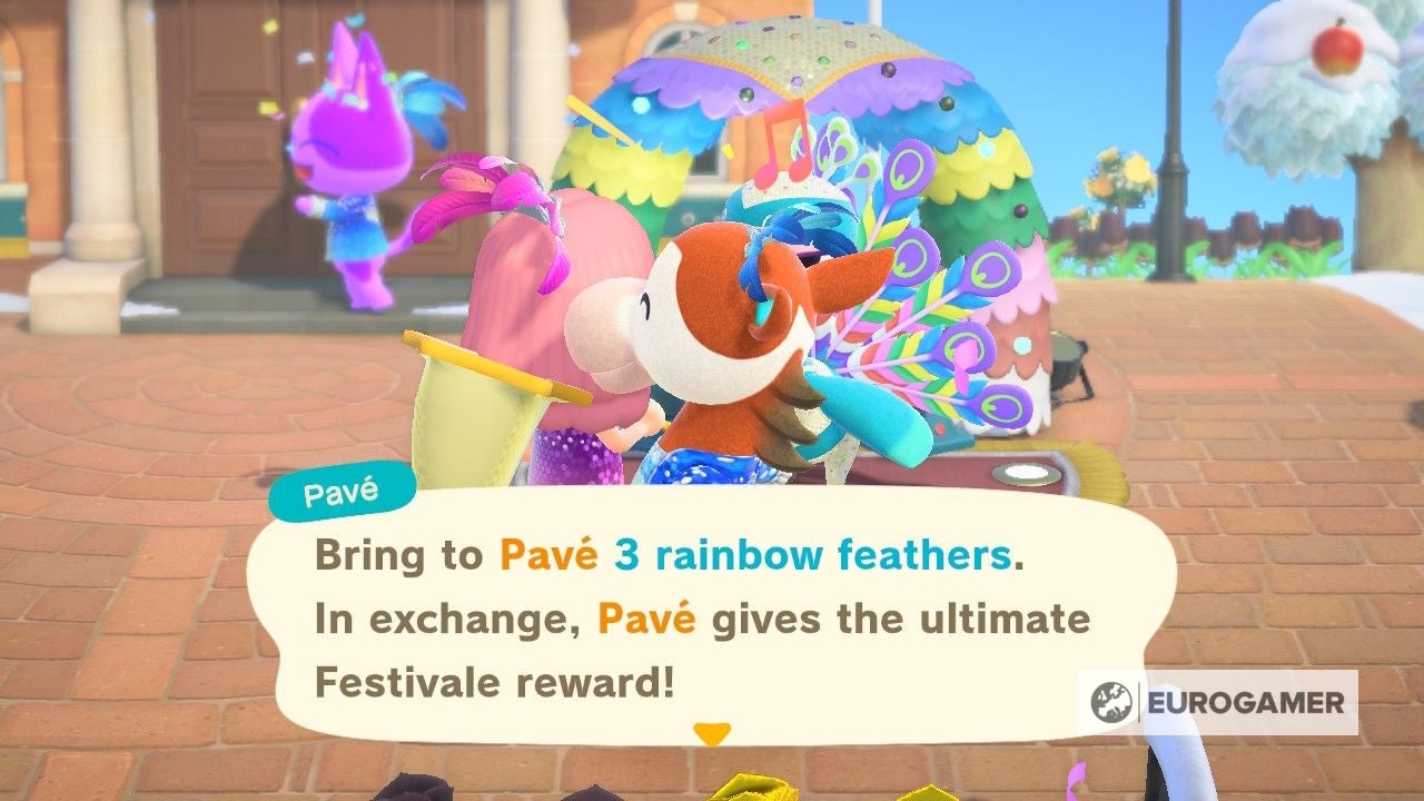 Animal Crossing Festivale event  How to get feathers  Rainbow Feathers and Festivale items in New Horizons explained - 69