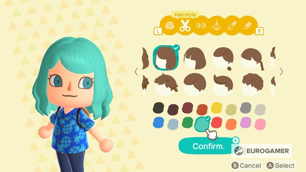 Animal Crossing new Hairstyles list  Top Fab  Pop  Cool and Stylish Hair Colours in New Horizons - 52