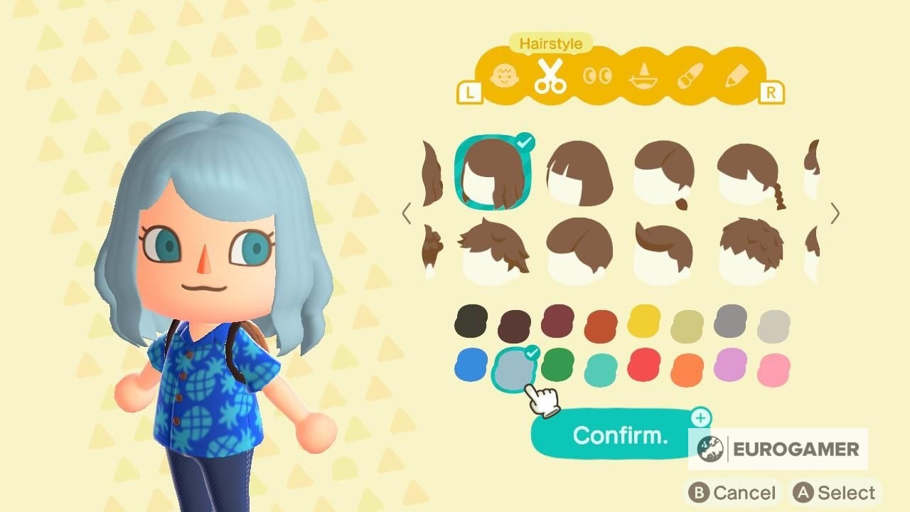 Animal Crossing new Hairstyles list  Top Fab  Pop  Cool and Stylish Hair Colours in New Horizons - 94