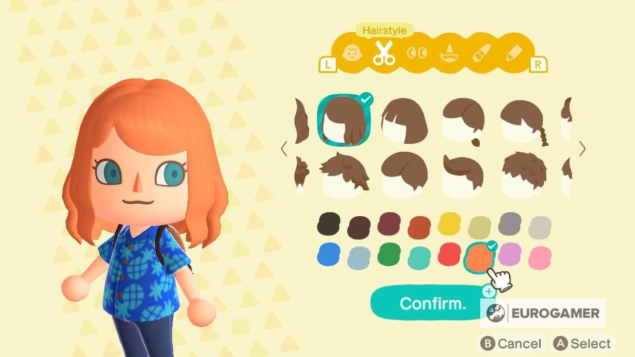 Animal Crossing new Hairstyles list  Top Fab  Pop  Cool and Stylish Hair Colours in New Horizons - 79