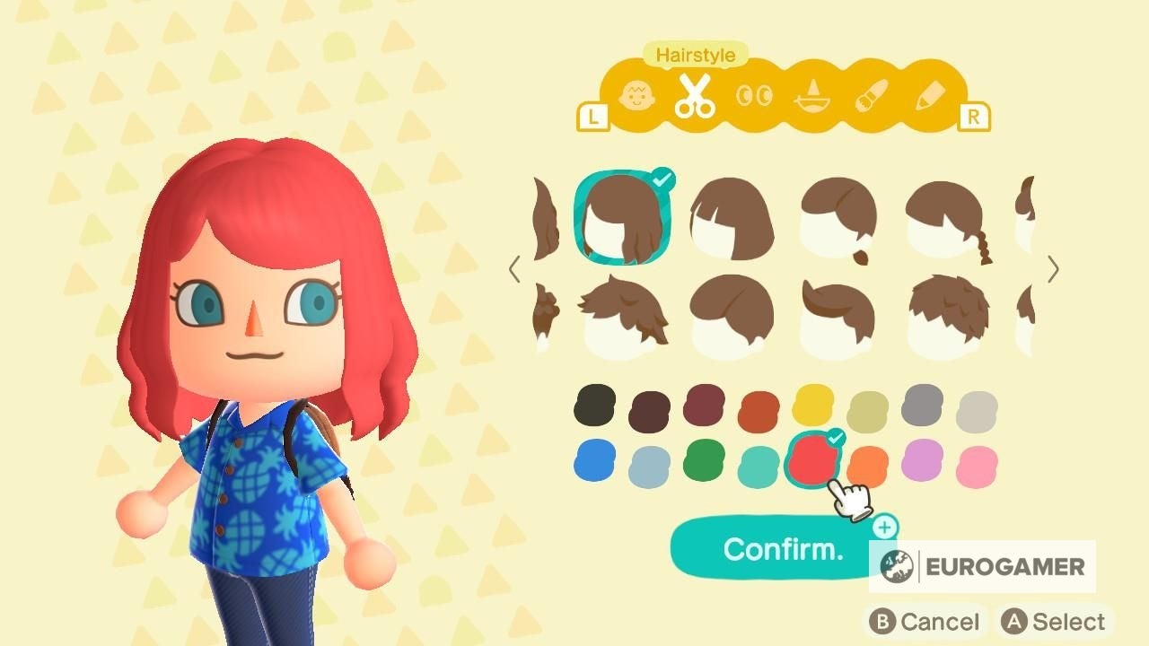 Animal Crossing new Hairstyles list  Top Fab  Pop  Cool and Stylish Hair Colours in New Horizons - 27