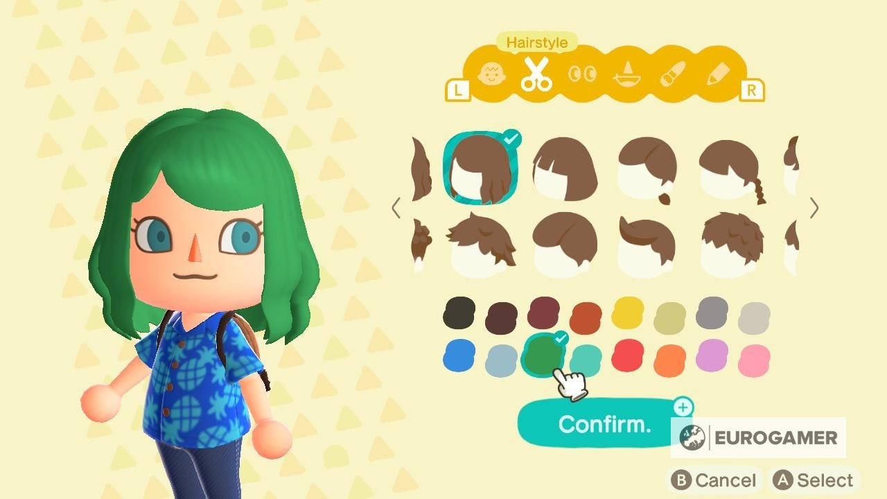 Animal Crossing new Hairstyles list  Top Fab  Pop  Cool and Stylish Hair Colours in New Horizons - 22