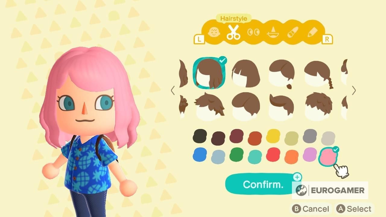 Animal Crossing new Hairstyles list  Top Fab  Pop  Cool and Stylish Hair Colours in New Horizons - 80