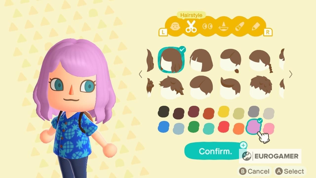 Animal Crossing new Hairstyles list  Top Fab  Pop  Cool and Stylish Hair Colours in New Horizons - 94