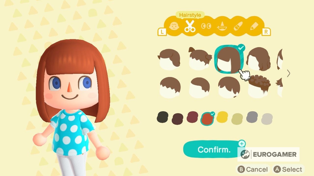 Animal Crossing new Hairstyles list  Top Fab  Pop  Cool and Stylish Hair Colours in New Horizons - 55