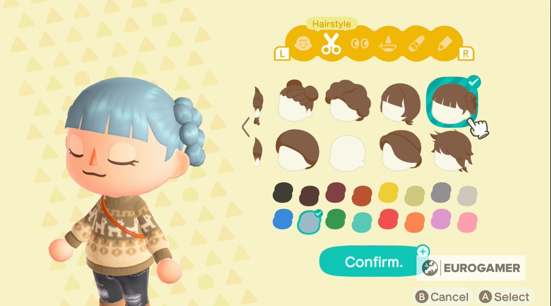 Animal Crossing new Hairstyles list  Top Fab  Pop  Cool and Stylish Hair Colours in New Horizons - 71