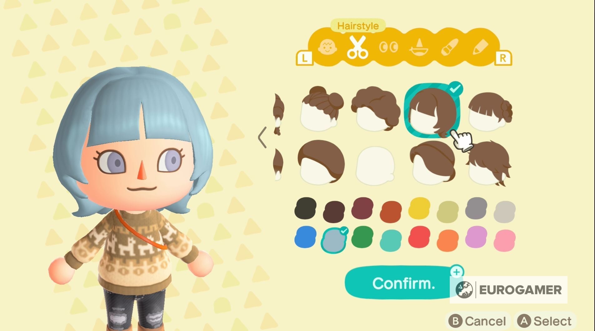 Animal Crossing new Hairstyles list  Top Fab  Pop  Cool and Stylish Hair Colours in New Horizons - 37