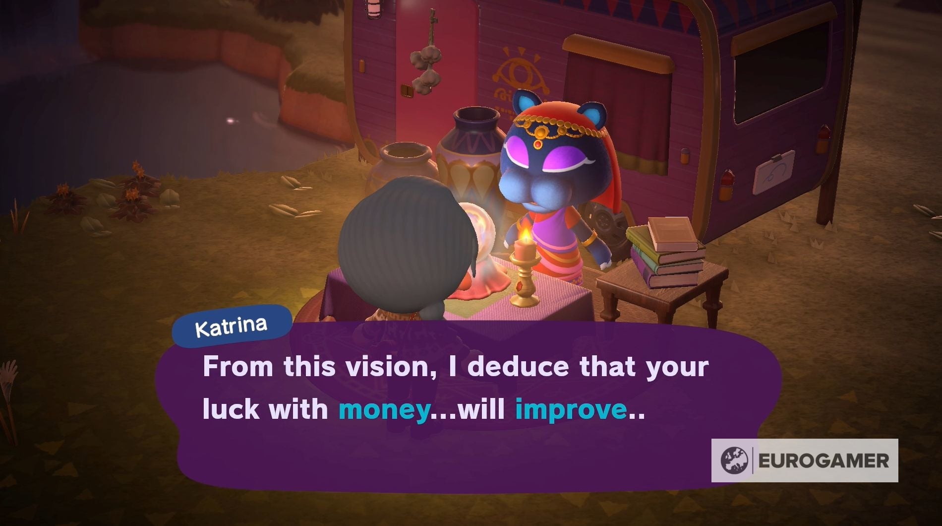 Animal Crossing Katrina and luck: How to get Katrina, Katrina's fortunes  and luck in New Horizons explained 