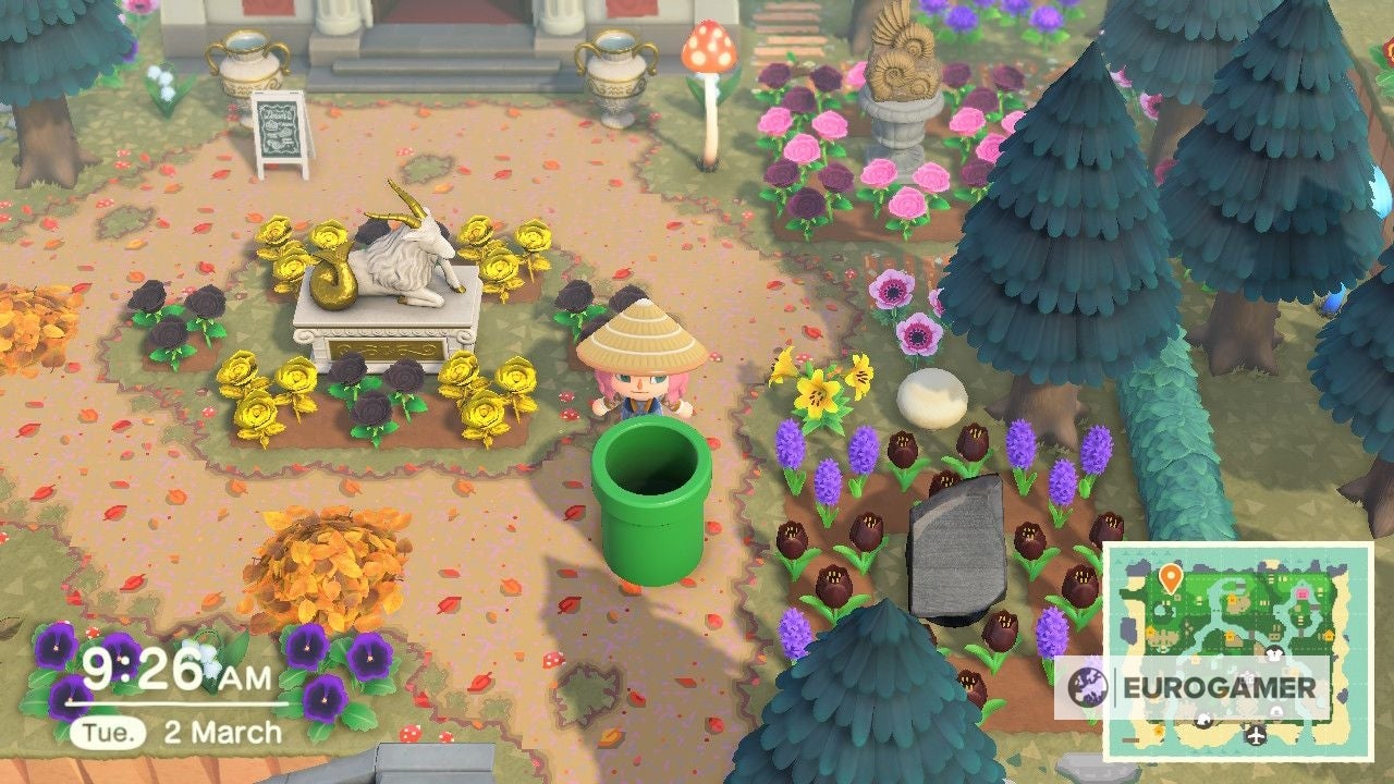 Animal Crossing Super Mario items  How to use warp pipes in New Horizons explained - 40