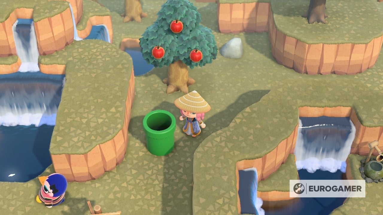 Animal Crossing Super Mario items  How to use warp pipes in New Horizons explained - 64